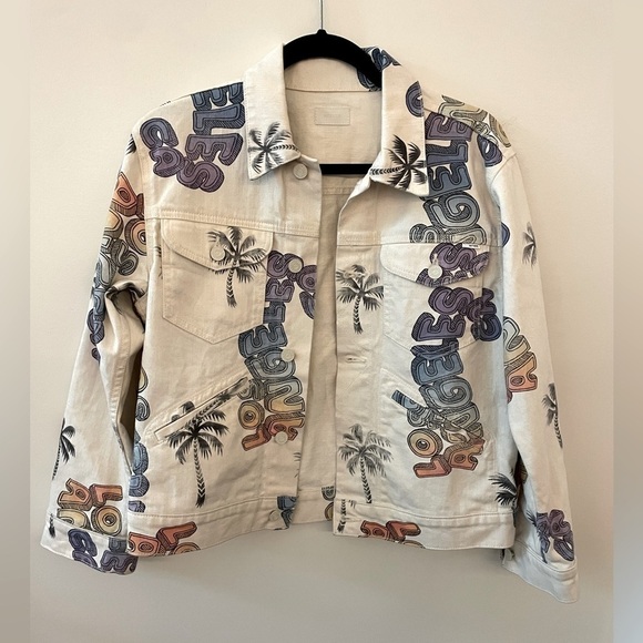 MOTHER *Rare* Shrunken Mountain Drifter Roller Skate Round Up Denim Jacket Small